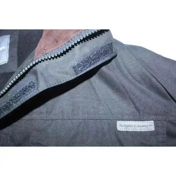 Rugged Elements Men's Trek Jacket Hidden Hoodie Fleece Lined Size X Large - Picture 10 of 16